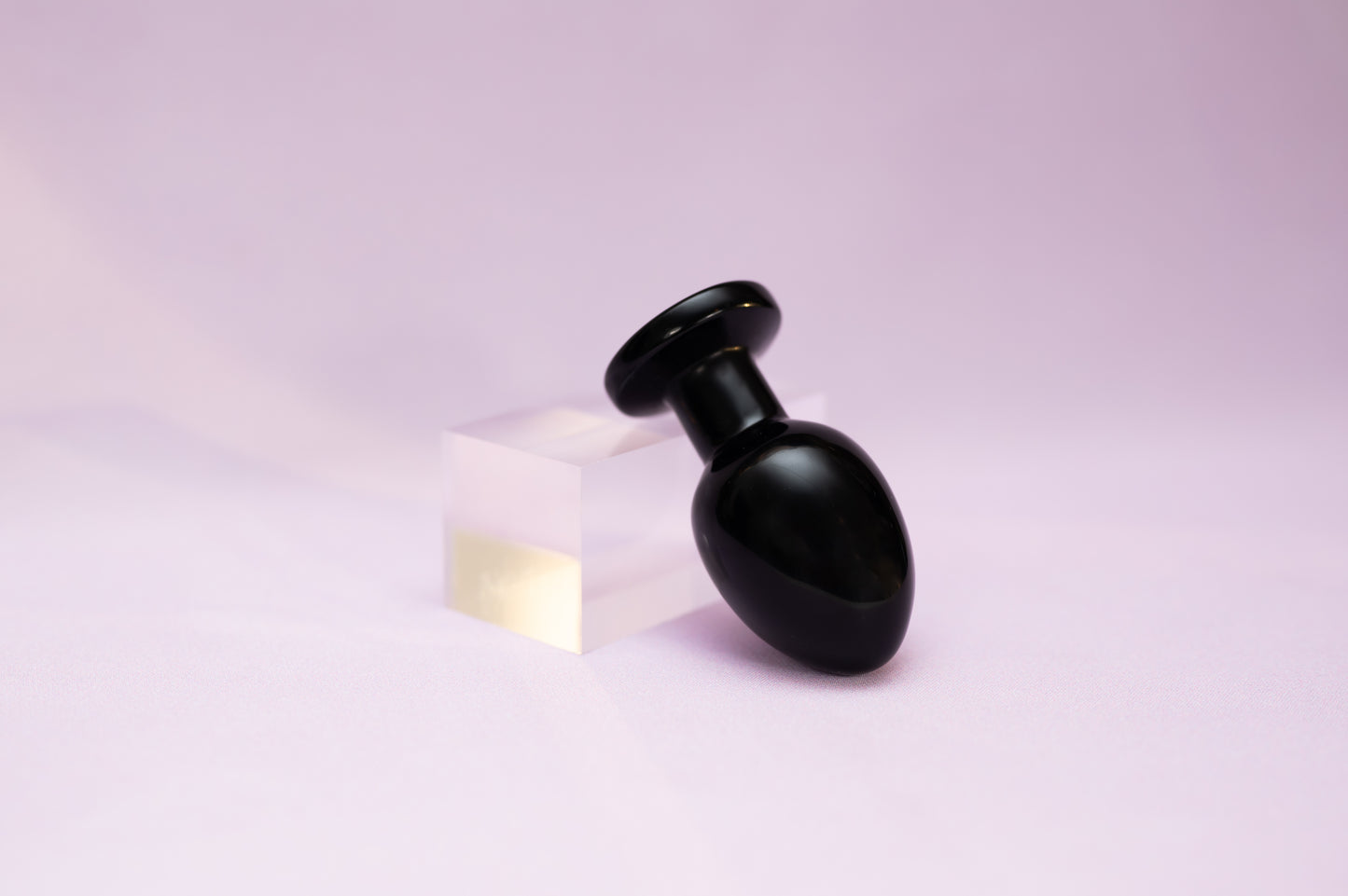Svart Obsidian Butt Plug