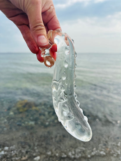 Den Magiska Sprutan™ Glasdildo