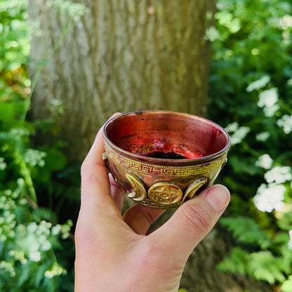 Rituell kopp i koppar